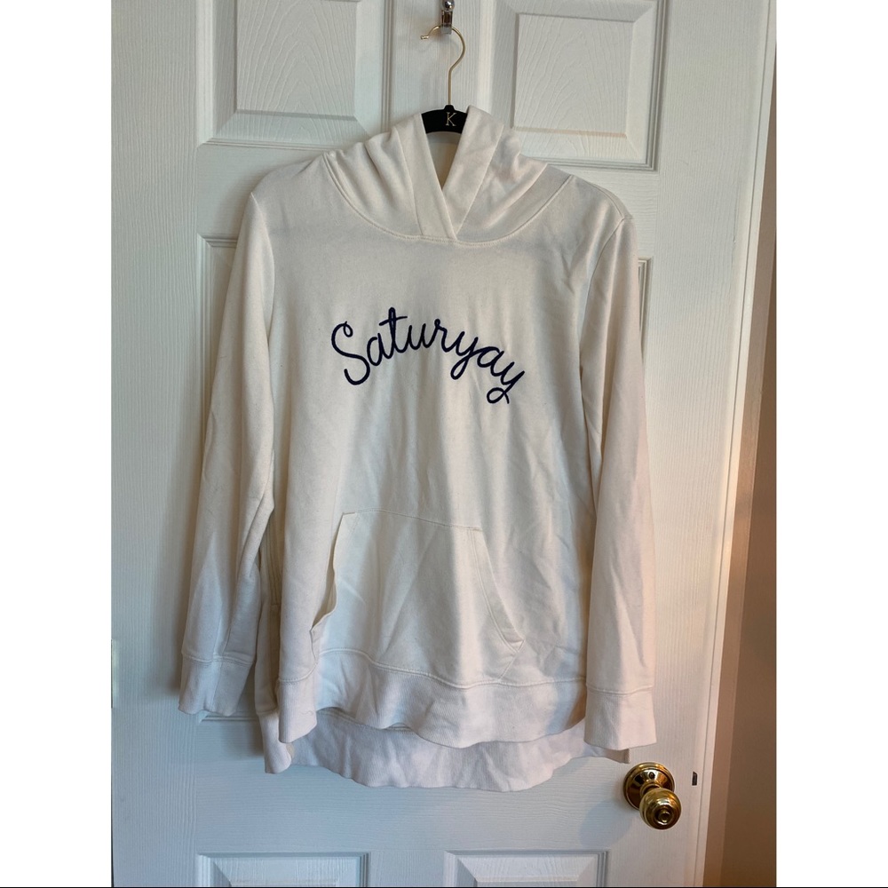 Old navy cream fashion hoodie